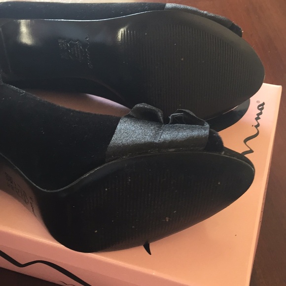 Nina Black Velvet shoes - Picture 3 of 7